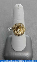 Women's Ring - Yellow Gold 10k (.417) 2.3 grams Size 8.5