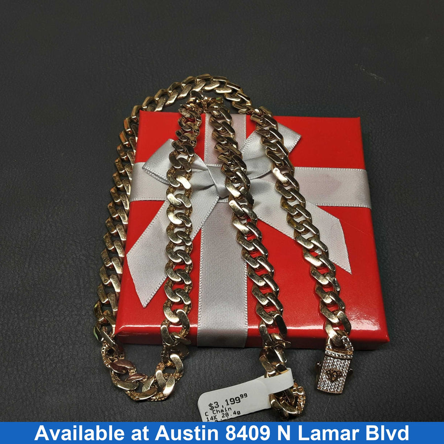 Chain - Yellow Gold 14k (.585) 28.4 grams 24 inch