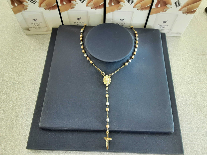 Tricolor Gold 10k (.417) 9.4 grams 18 inch