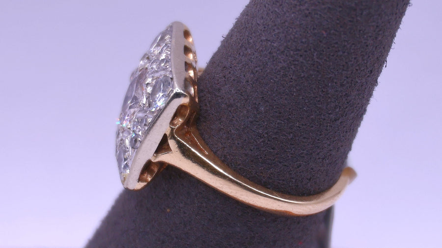 Women's Ring - Yellow Gold 14k (.585) 4.8 grams Size 7