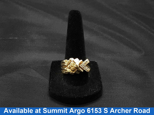Men's Ring - Yellow Gold 14k (.585) 8 grams Size 10
