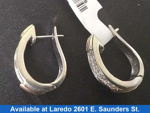 Jacket Earrings - White Gold 14k (.585) 7.7 grams