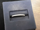 Ring - Wedding Band - White Gold 14k (.585) 1.2 grams Size 6.5