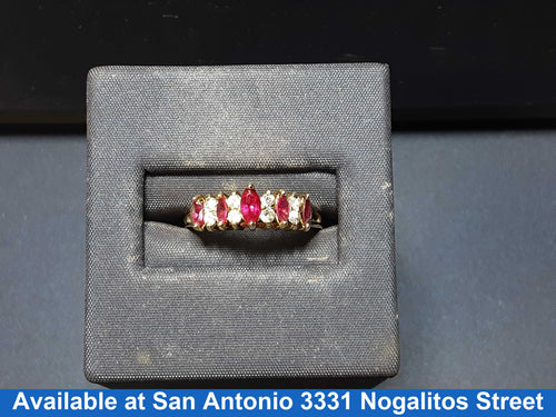 Women's Ring - Yellow Gold 10k (.417) 2 grams Size 5.5