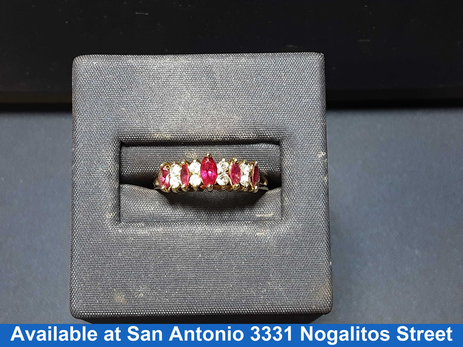 Women's Ring - Yellow Gold 10k (.417) 2 grams Size 5.5