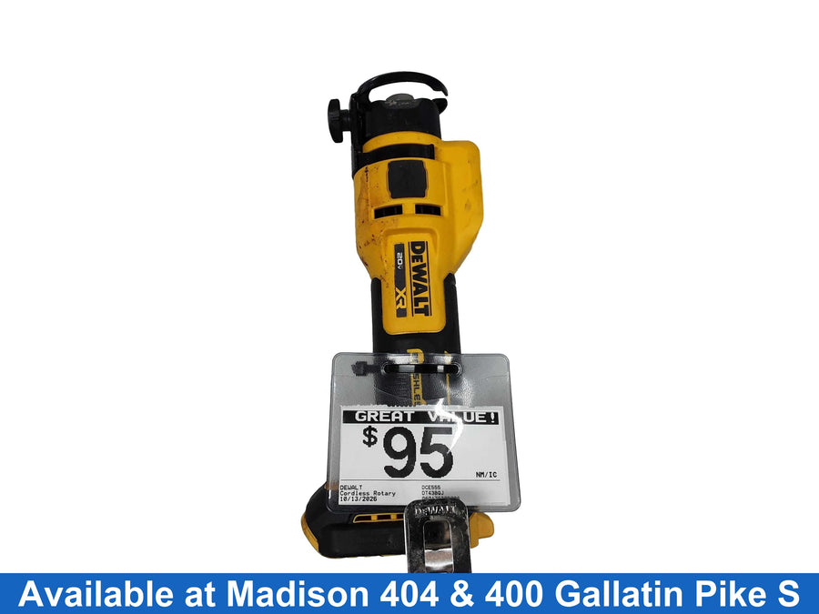 Dewalt Dce555 Yellow Cordless Rotary Tool