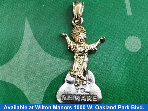 Religious Pendant - Yellow Gold 14k (.585) 1.1 grams