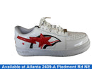 Bape Bapesta Low White White
