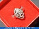 Women's Ring - White Gold 14k (.585) 6.5 grams Size 6
