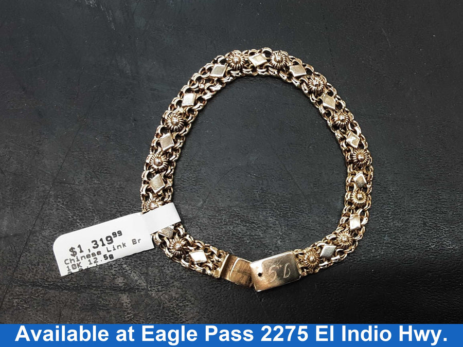 Bracelet - Yellow Gold 10k (.417) 12.5 grams 7 inch