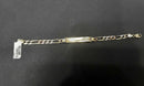 ID Bracelet - Tricolor Gold 10k (.417) 7.5 grams 7 inch
