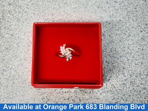 Women's Ring - Yellow Gold 10k (.417) 2.6 grams Size 7