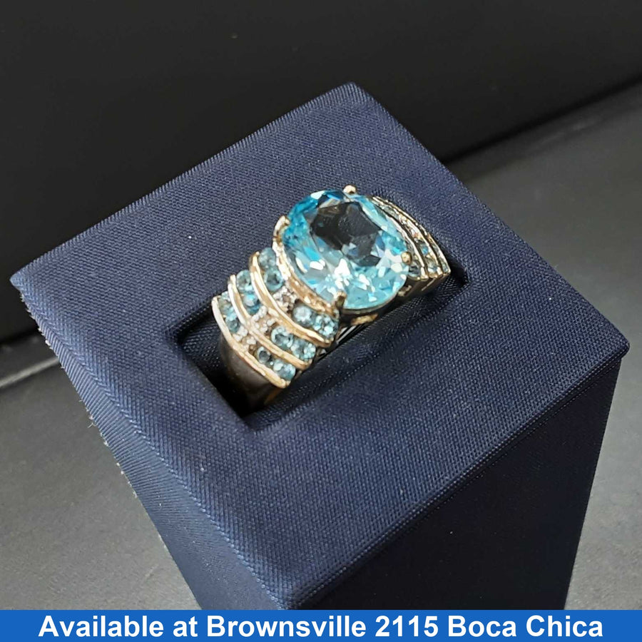 Women's Ring - Yellow Gold 10k (.417) 4.8 grams Size 8.5