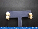 Pearl Earrings - Yellow Gold 10k (.417) 3.6 grams
