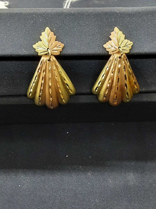 Jacket Earrings - Black Hills Gold 10k (.417) 4.2 grams