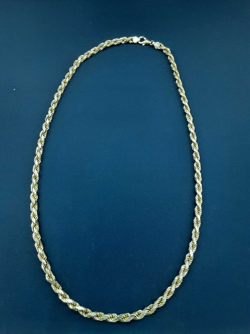 Rope Chain - Yellow Gold 14k (.585) 134.9 grams 26 inch