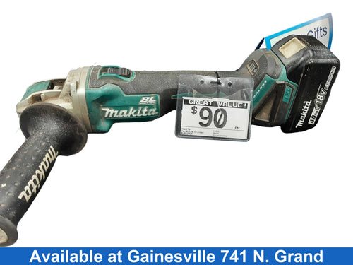 Makita Xag25 Green Cordless Grinder