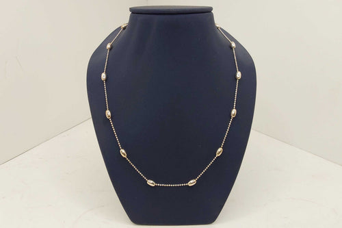 Bead Chain - Silver 13.07 grams 43 inch