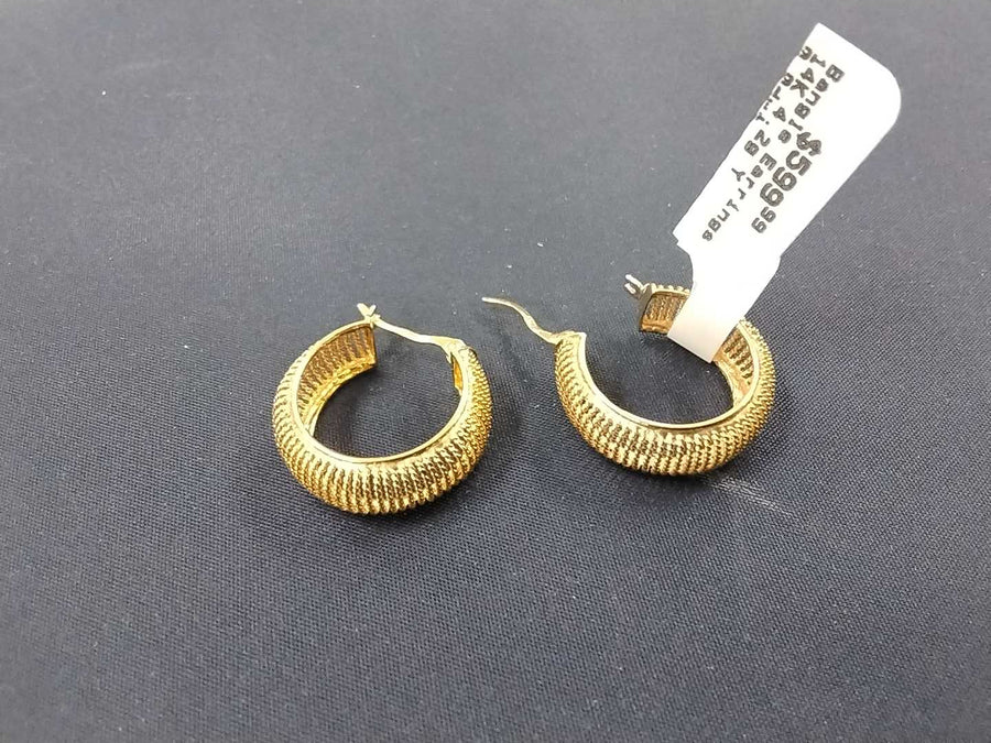 Bangle Earrings - Yellow Gold 14k (.585) 4.2 grams