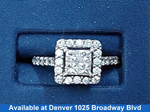 Women's Ring - White Gold 14k (.585) grams Size 20