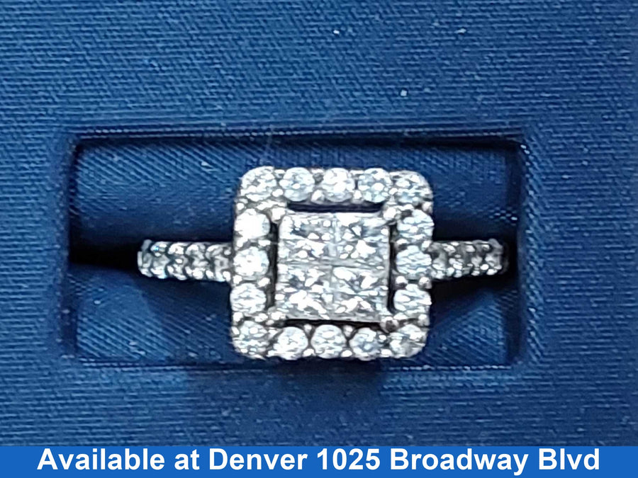 Women's Ring - White Gold 14k (.585) grams Size 20