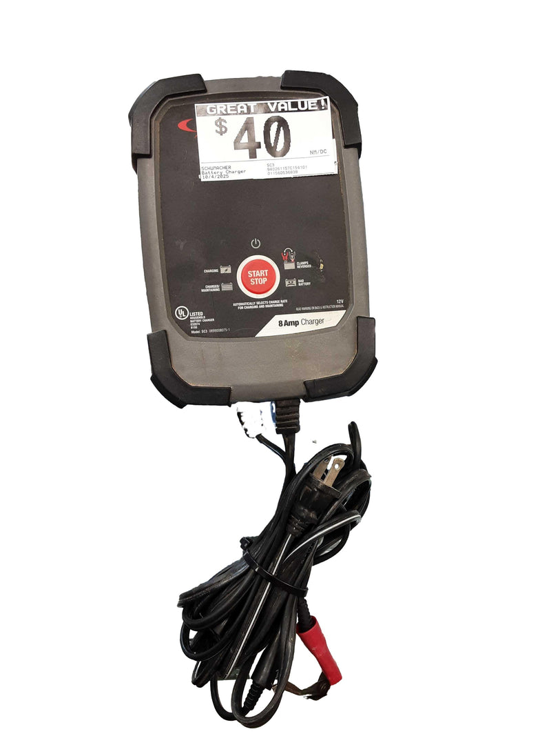 Schumacher Sc3 Black Battery Charger