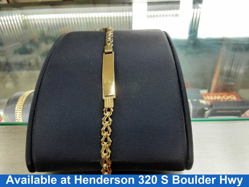 ID Bracelet - Yellow Gold 14k (.585) 4.6 grams 9 inch