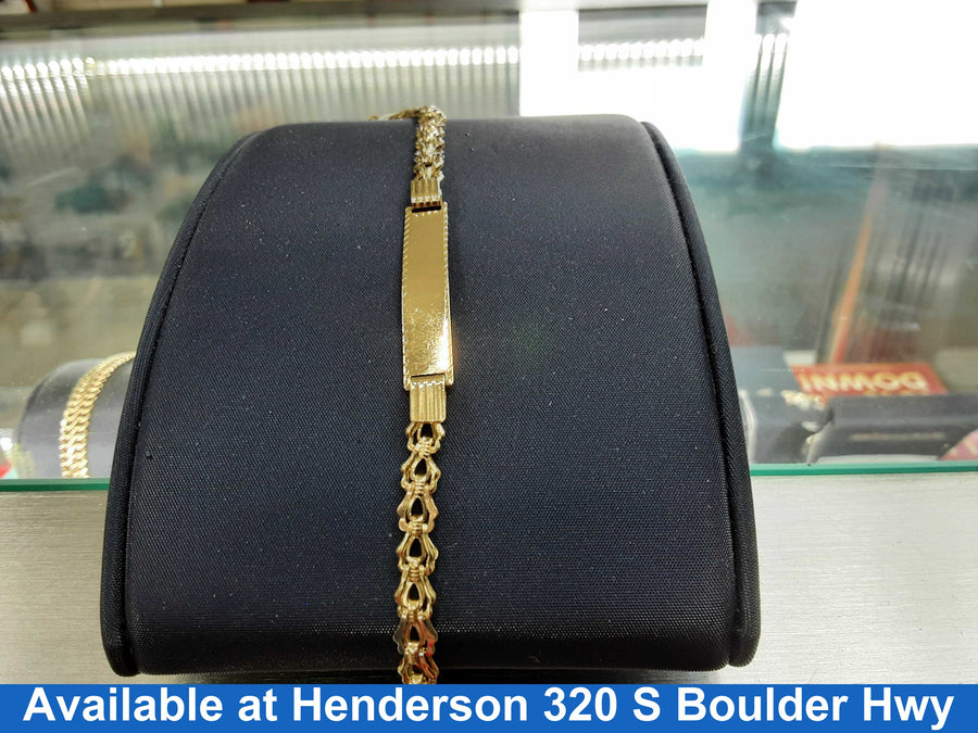 ID Bracelet - Yellow Gold 14k (.585) 4.6 grams 9 inch