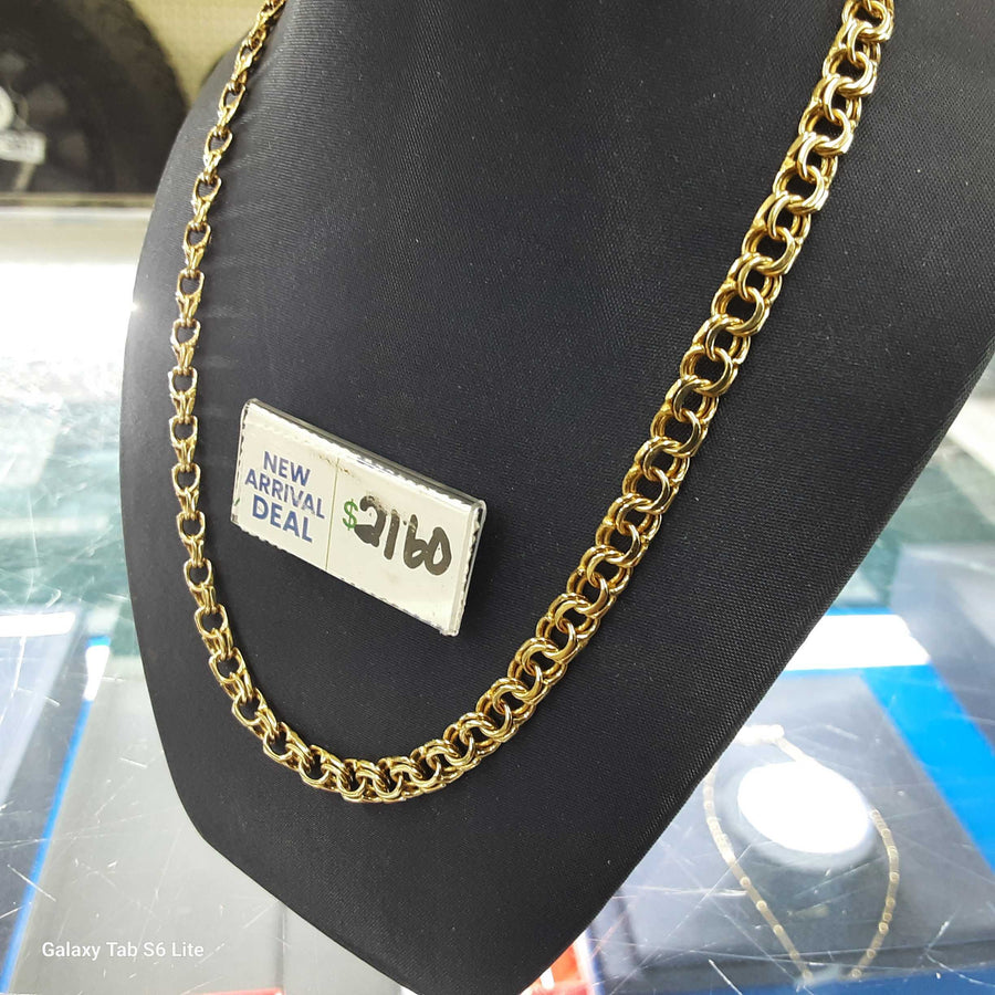 Cuban Link Chain - Yellow Gold 10k (.417) 20.6 grams 20 inch