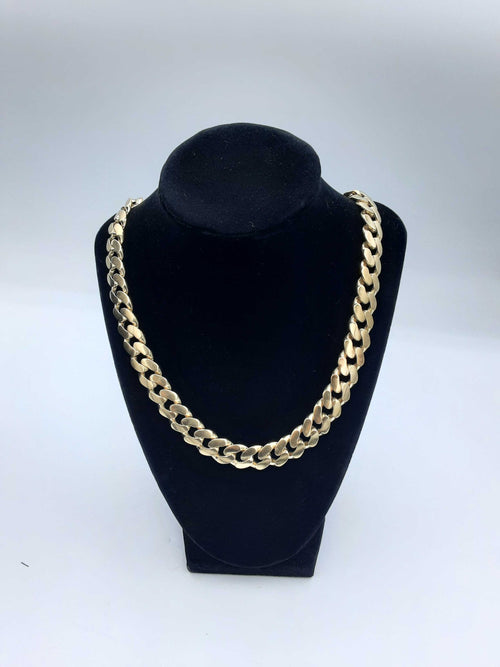 Cuban Link Chain - Yellow Gold 10k (.417) 53.8 grams 30 inch