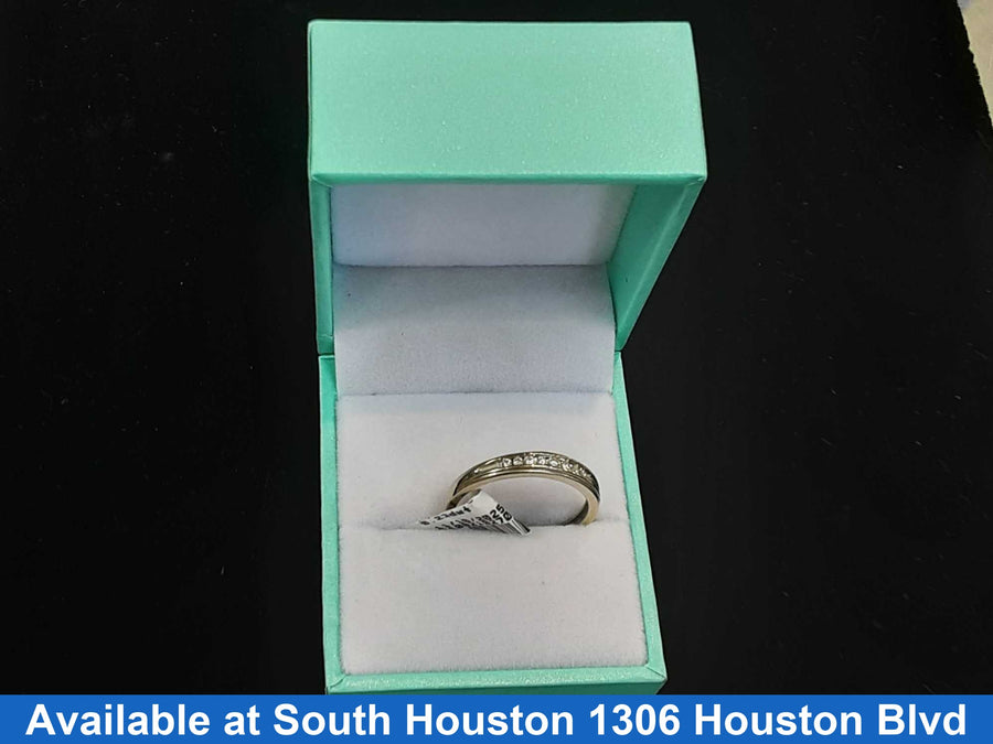 Ring - Wedding Band - White Gold 10k (.417) 1.6 grams Size 8.5