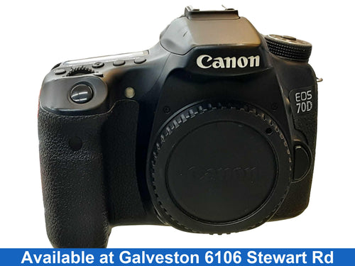 Canon Eos 70d Black Digital Camera
