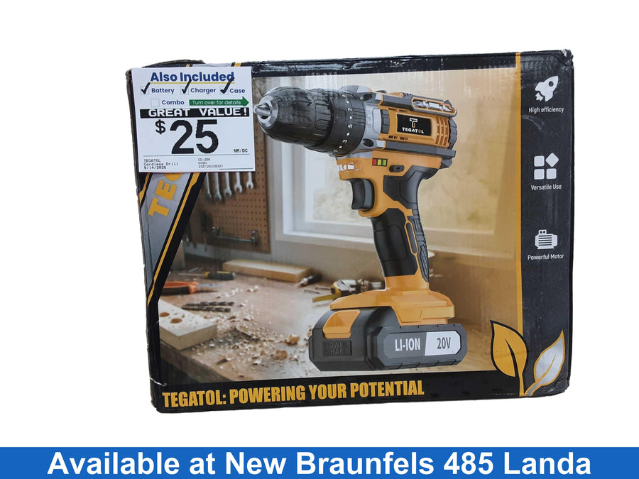 Tegatol Cd-20k Yellow Cordless Standard Drill