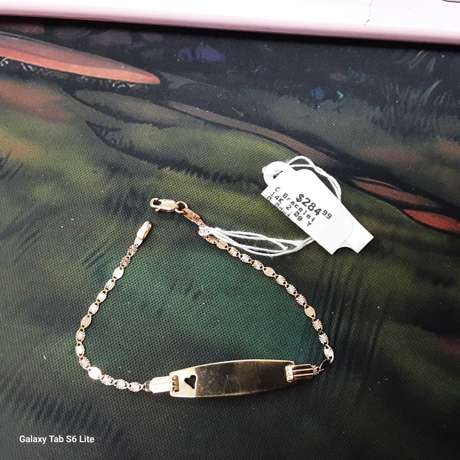 Bracelet - Yellow Gold 14k (.585) 2 grams 6 inch