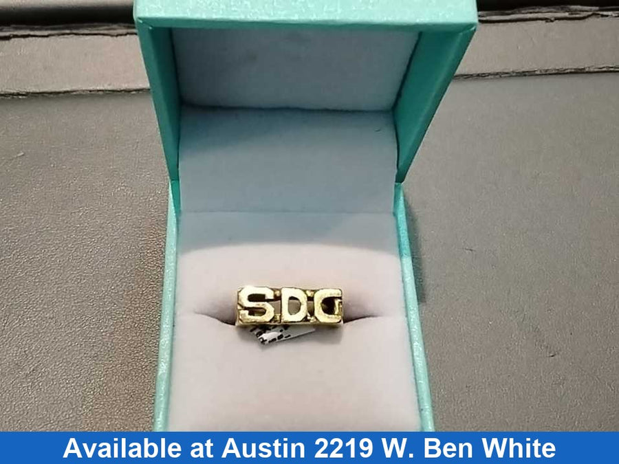 Men's Ring - Yellow Gold 18k (.750) 9.6 grams Size 20