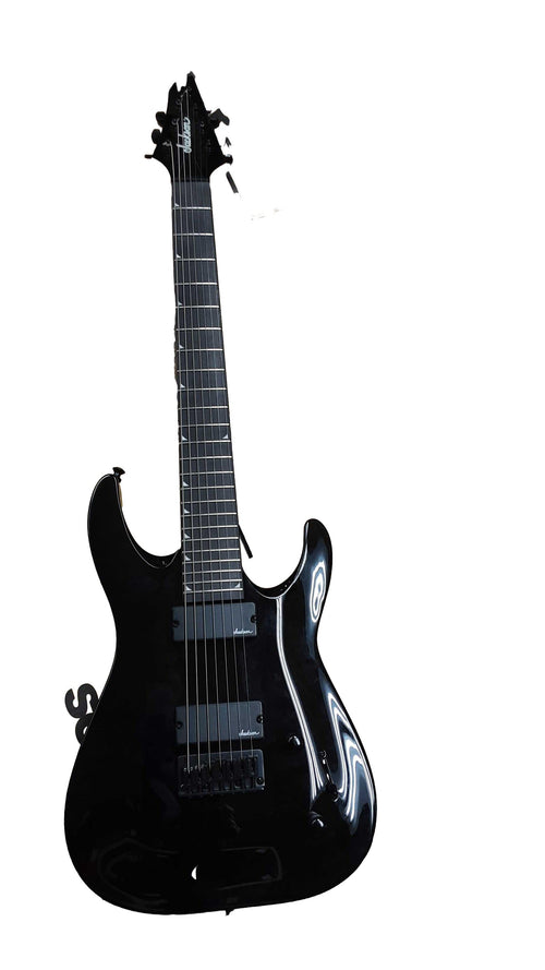 Jackson Dinky Arch Top Js22-7 Black Electric Classic Guitar