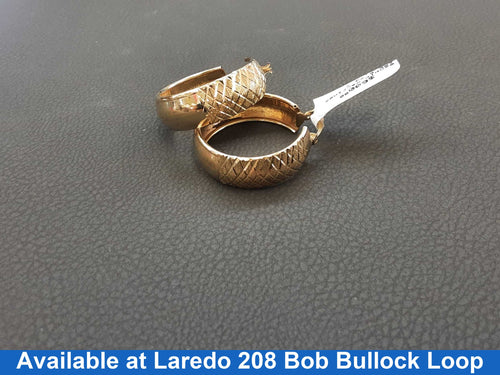 Bangle Earrings - Yellow Gold 10k (.417) 5.7 grams