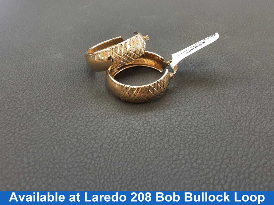 Bangle Earrings - Yellow Gold 10k (.417) 5.7 grams