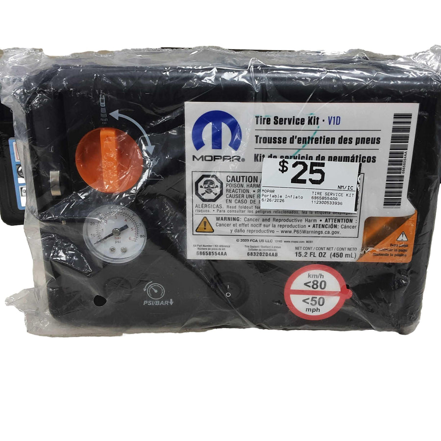 Mopar Tire Service Kit Black Inflator