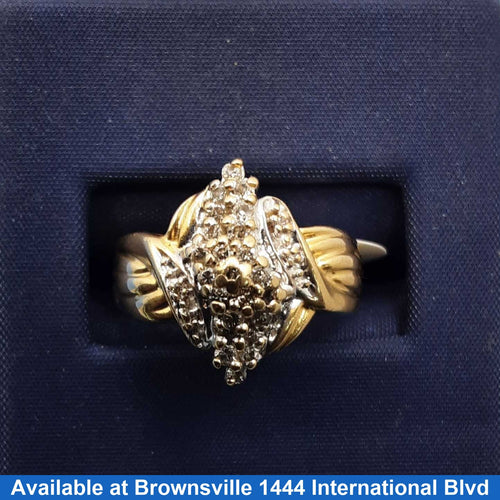 Women's Ring - Yellow Gold 14k (.585) 6 grams Size 7
