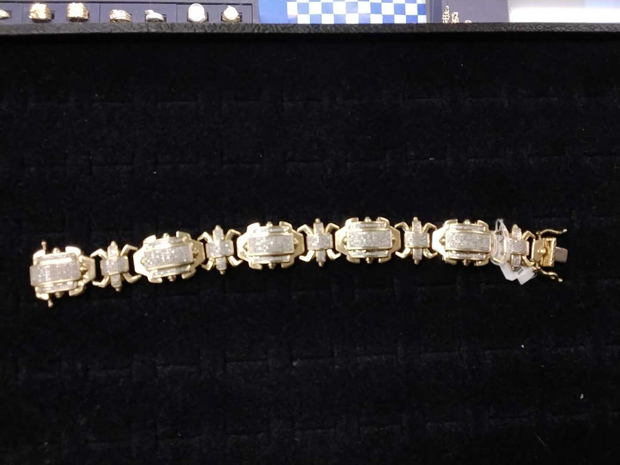 Link Bracelet - Yellow Gold 10k (.417) 41 grams 9 inch