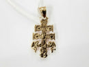Crucified Jesus Religious Pendant - Yellow Gold 10k
