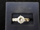 Women's Ring - Solitaire - Silver 3.8 grams Size 8