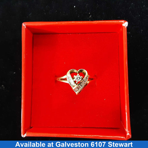 Women's Ring - Yellow Gold 14k (.585) 2.3 grams Size 9