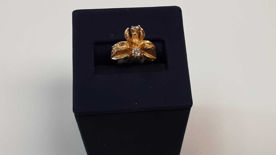 Women's Ring - Yellow Gold 14k (.585) 3.7 grams Size 6