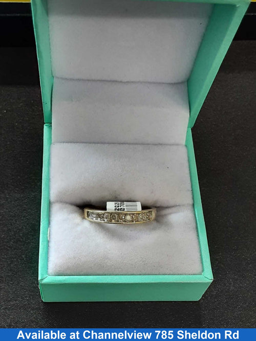 Ring - Wedding Band - Yellow Gold 14k (.585) 2.4 grams Size 8
