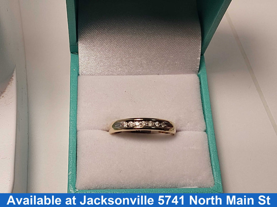 Ring - Wedding Band - Yellow Gold 10k (.417) 1.9 grams Size 9