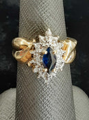 Women's Ring - Yellow Gold 10k (.417) 4.8 grams Size 6.5