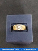 Men's Ring - Yellow Gold 10k (.417) 9 grams Size 5.5