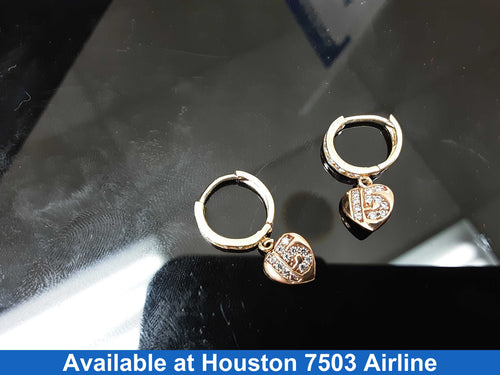 Jacket Earrings - Yellow Gold 14k (.585) 2.5 grams